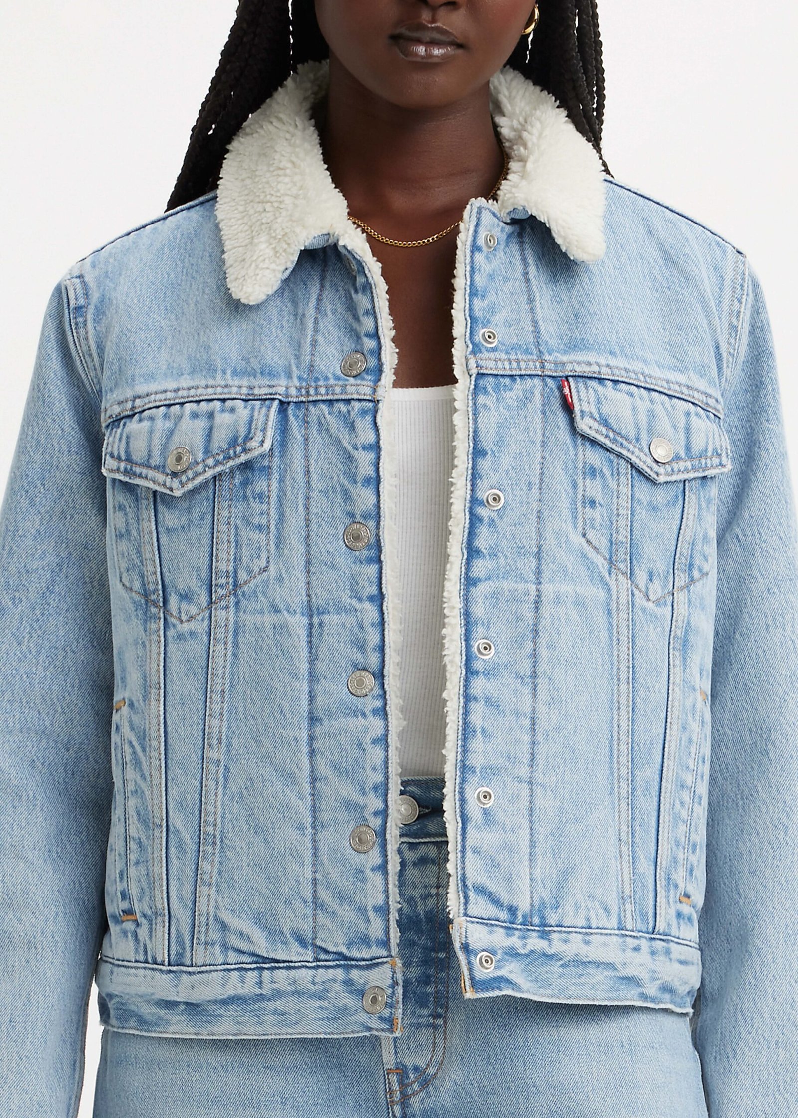 Chamarra Trucker de Mezclilla Original Sherpa Levi’s® - Imagen 2